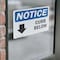 Signmission Curb Below (Down Arrow) Sign With Symbol, 7 in W x Rectangle, Vinyl Decal OS-2PACK-NS-D-57-L-10859 - alternate 6